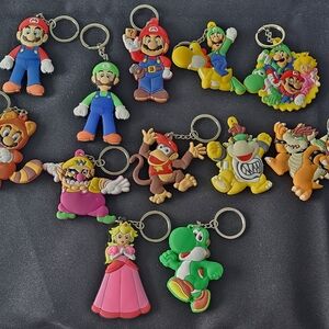 Super Mario Mix key chain